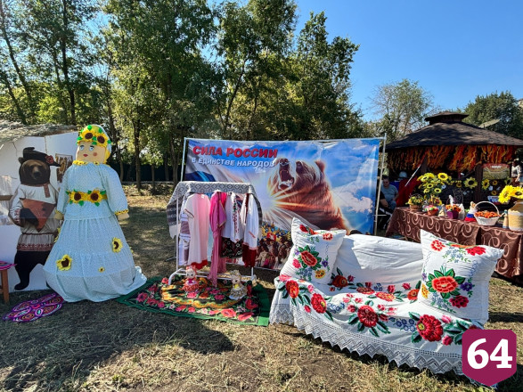 На саратовском фестивале подсолнухов раздавали угощения и сувениры